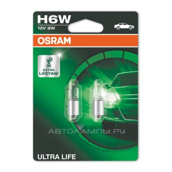 H6W 12V-6W (BAX9s) (.  ) Ultra Life 64132ULT