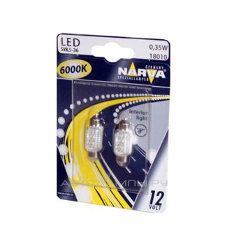 Narva C5W LED Festoon T10,5x38 6000K